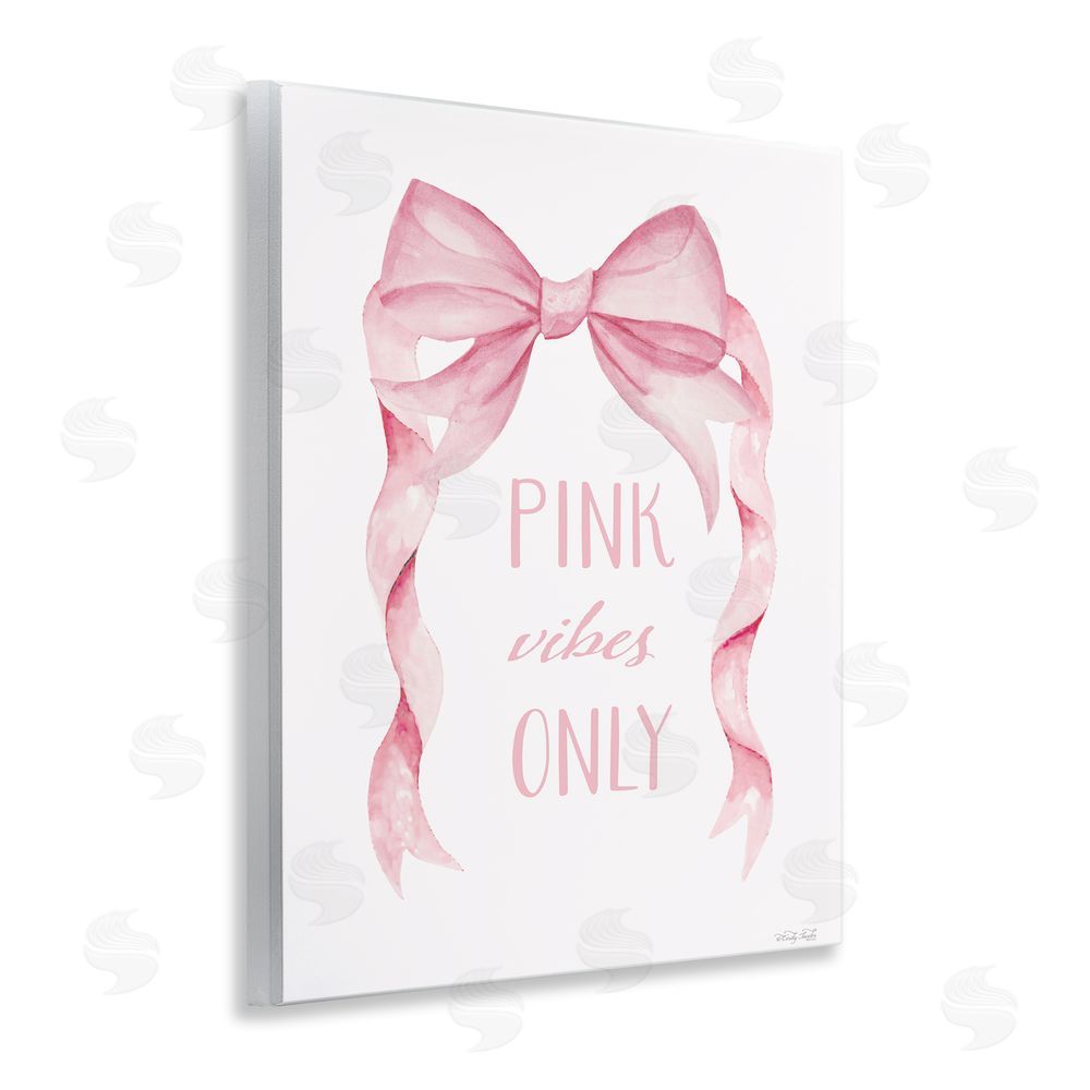 Cindy Jacobs Feminine Pink Vibes Only Wall Plaque Art Print
