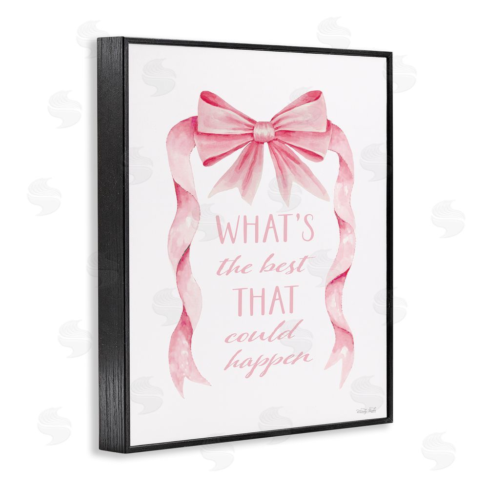 Cindy Jacobs Optimistic Best That Could Happen Black Framed Giclee Wall Art Print