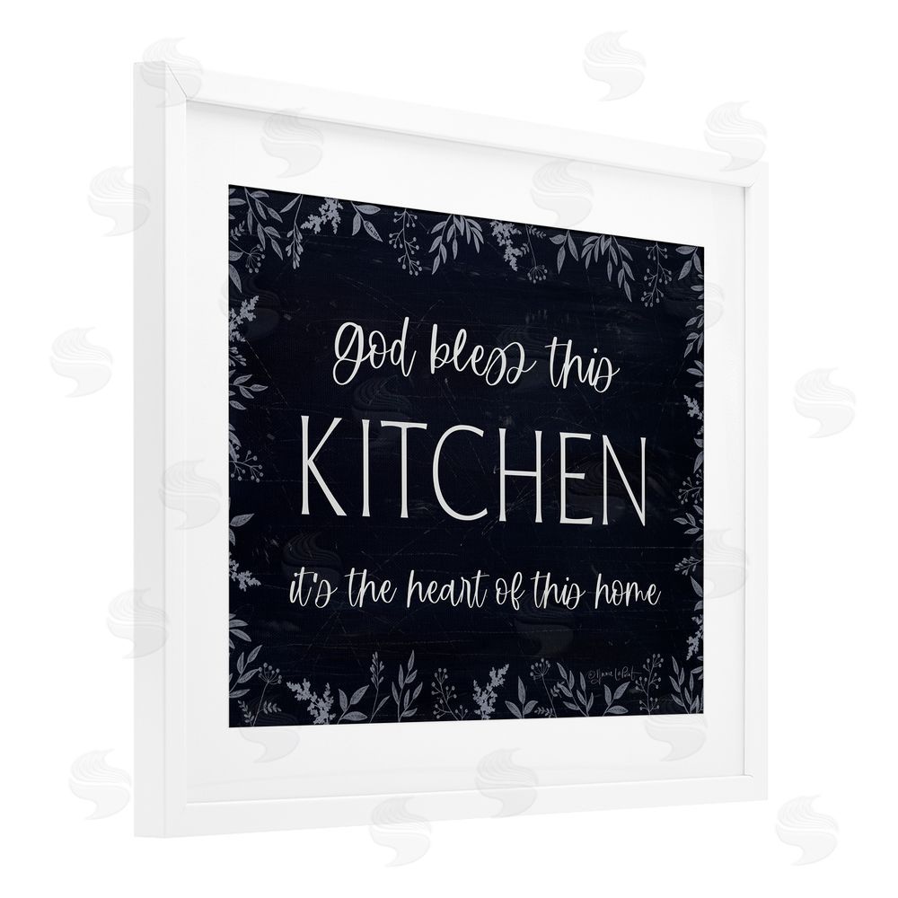 Annie LaPoint Kitchen Heart Of This Home White Framed Print Under Glass Wall Art