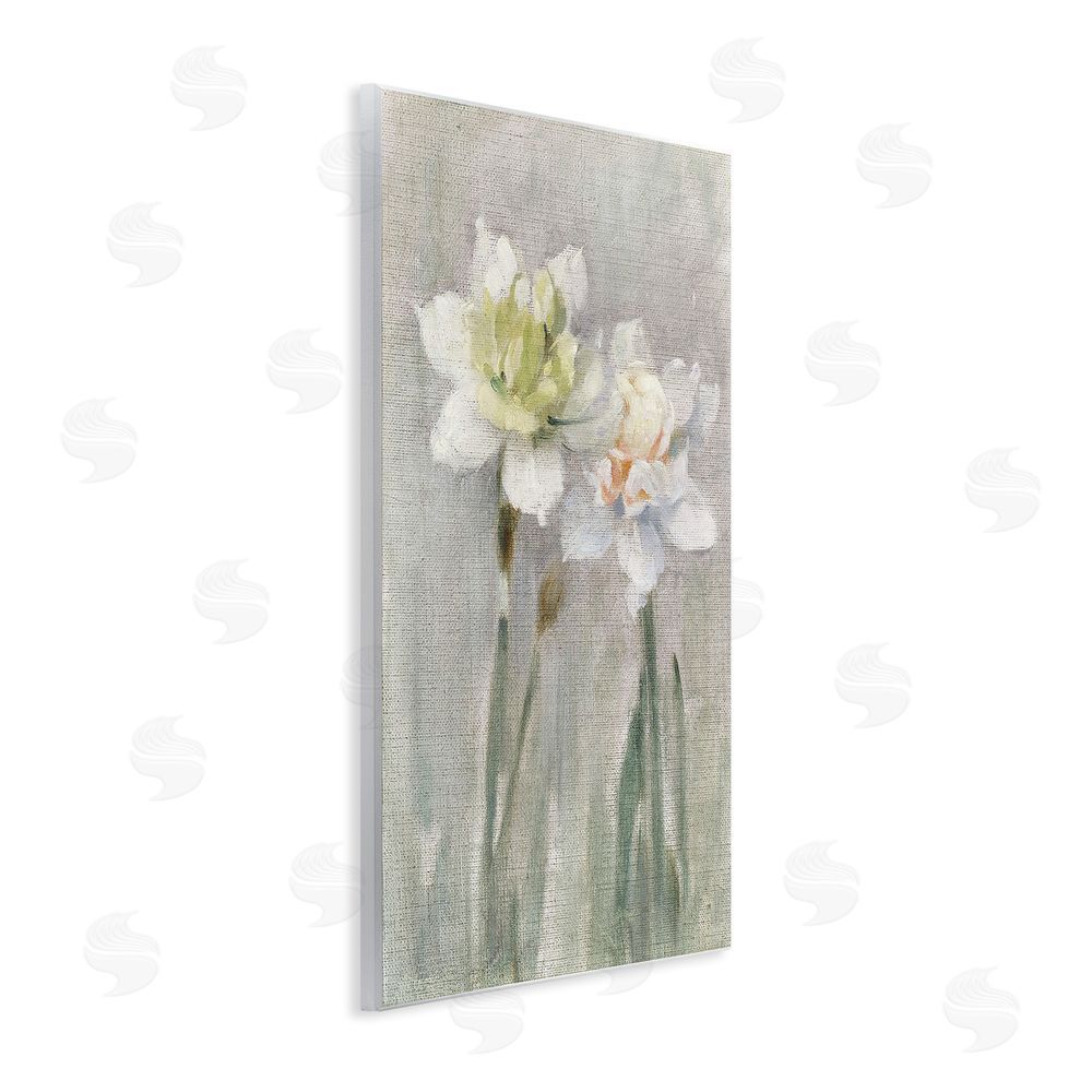 Stellar Design Studio Twin White Daffodils Wall Plaque Art Print