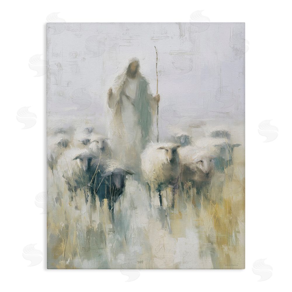 Svetlana Aleynikova The Gentle Guide Shepherd Stretched Canvas Wall Art Print