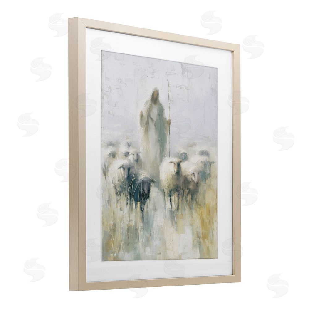 Svetlana Aleynikova The Gentle Guide Shepherd Birch Framed Print Under Glass Wall Art