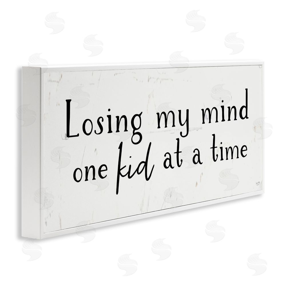 Lux + Me Designs One Kid At A Time White Framed Giclee Wall Art Print