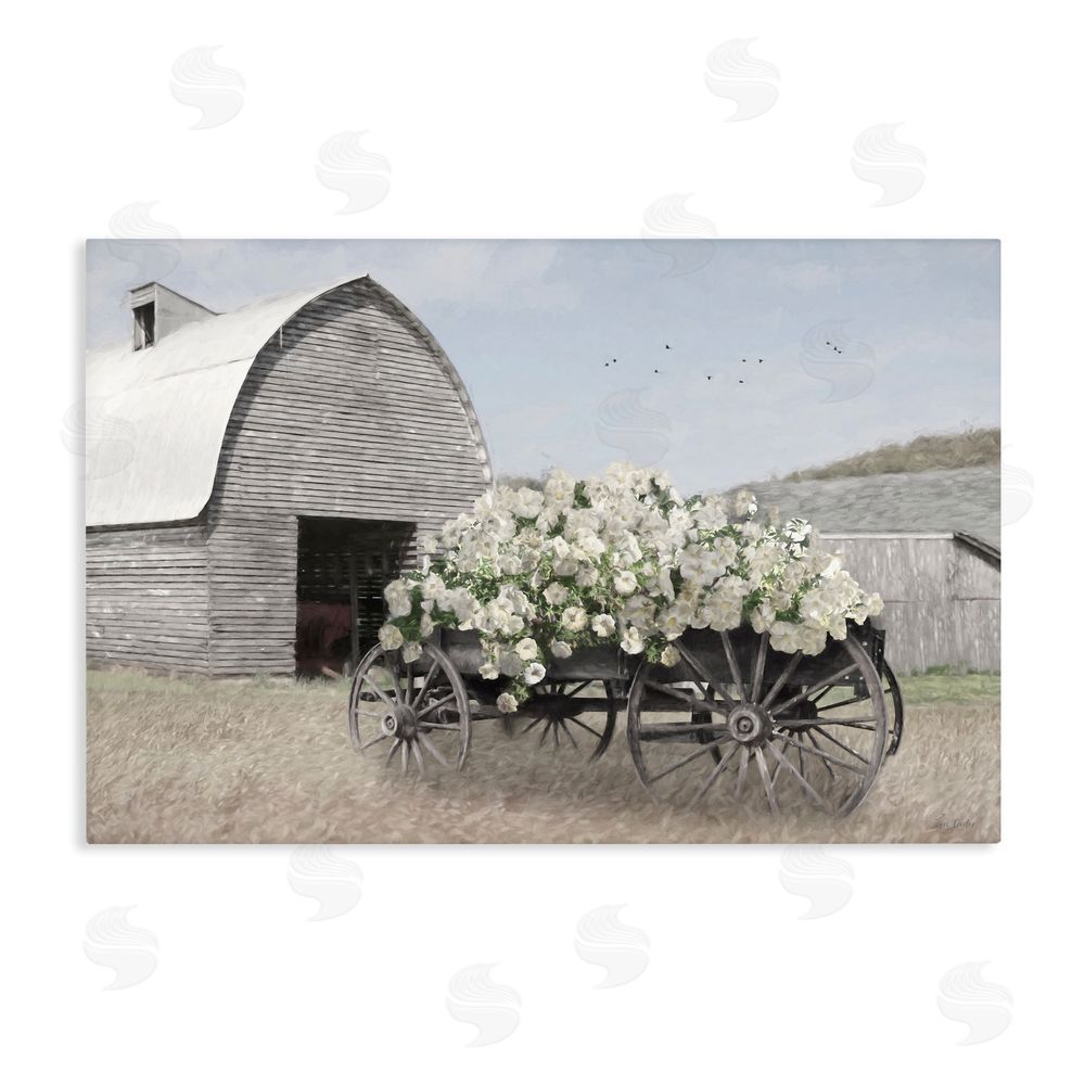 Lori Deiter Wagon Full of Sunshine Stretched Canvas Wall Art Print