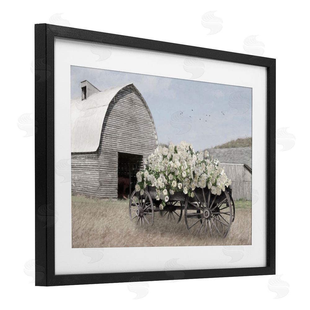 Lori Deiter Wagon Full of Sunshine Black Framed Print Under Glass Wall Art