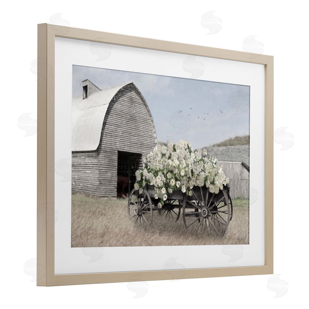 Lori Deiter Wagon Full of Sunshine Birch Framed Print Under Glass Wall Art