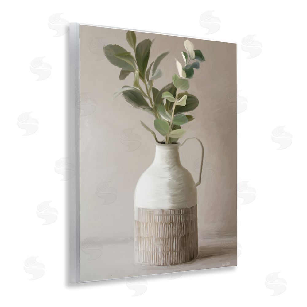 House Fenway Eucalyptus In Vase Wall Plaque Art Print