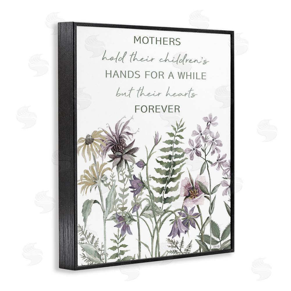 Cindy Jacobs Mother's Hold Parenting Sentiment Black Framed Giclee Wall Art Print