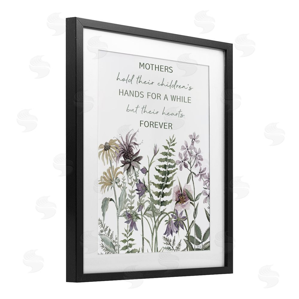 Cindy Jacobs Mother's Hold Parenting Sentiment Black Framed Print Under Glass Wall Art