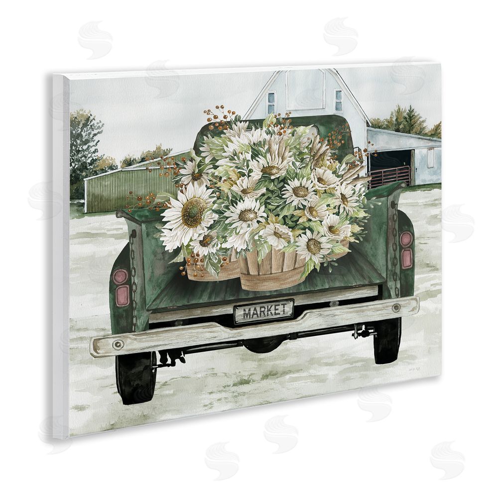 Cindy Jacobs Country Flower Delivery Baskets Wall Plaque Art Print