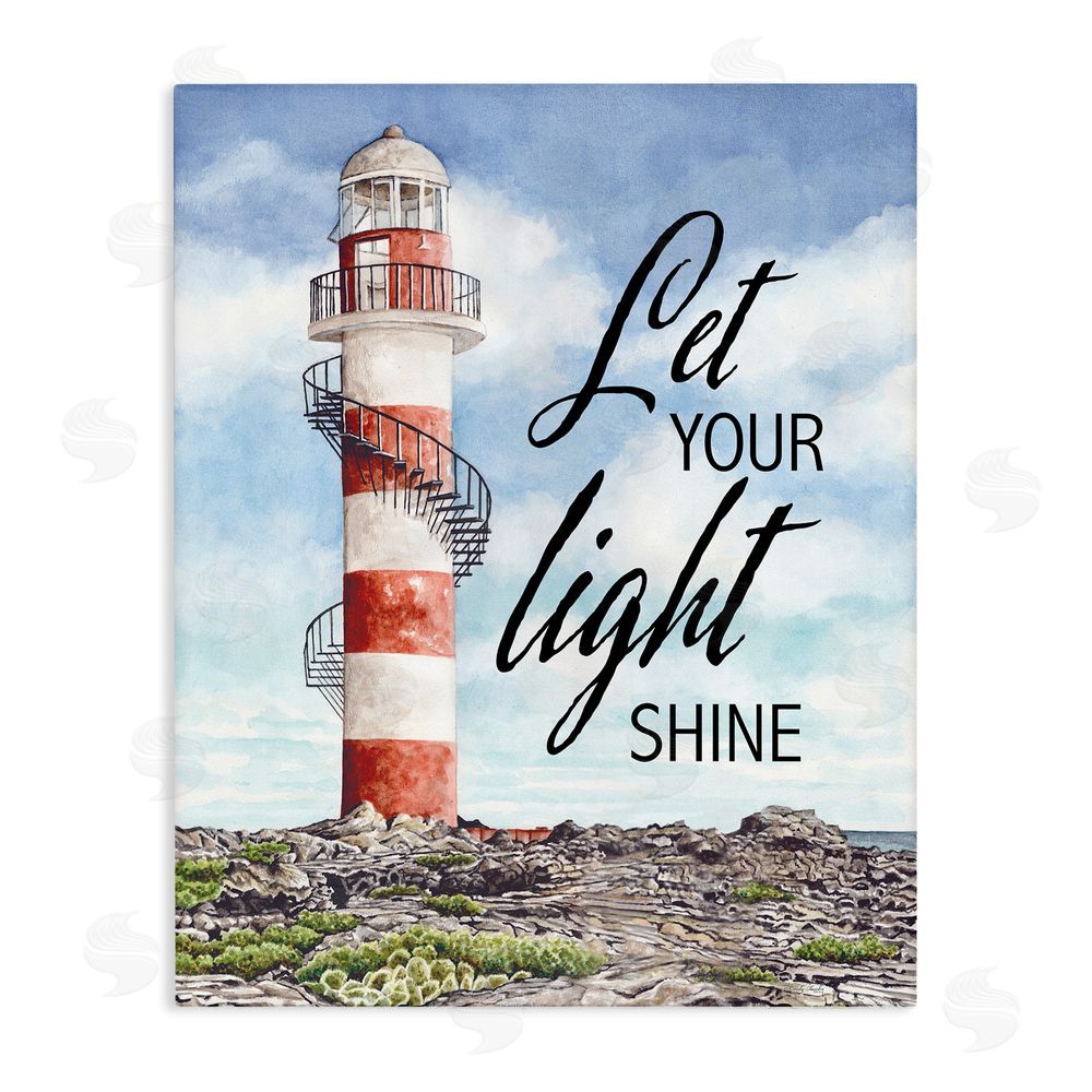 Cindy Jacobs Let Your Light Shine Beacon Stretched Canvas Wall Art Print