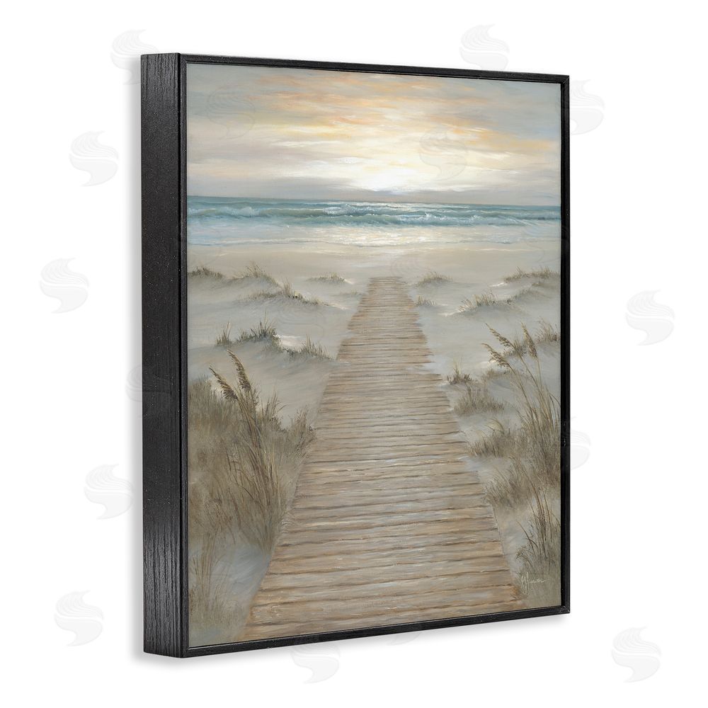 Georgia Janisse The Path Towards Sunrise Black Framed Giclee Wall Art Print