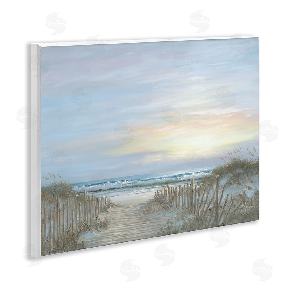 Georgia Janisse Serenity Path Sunset Wall Plaque Art Print