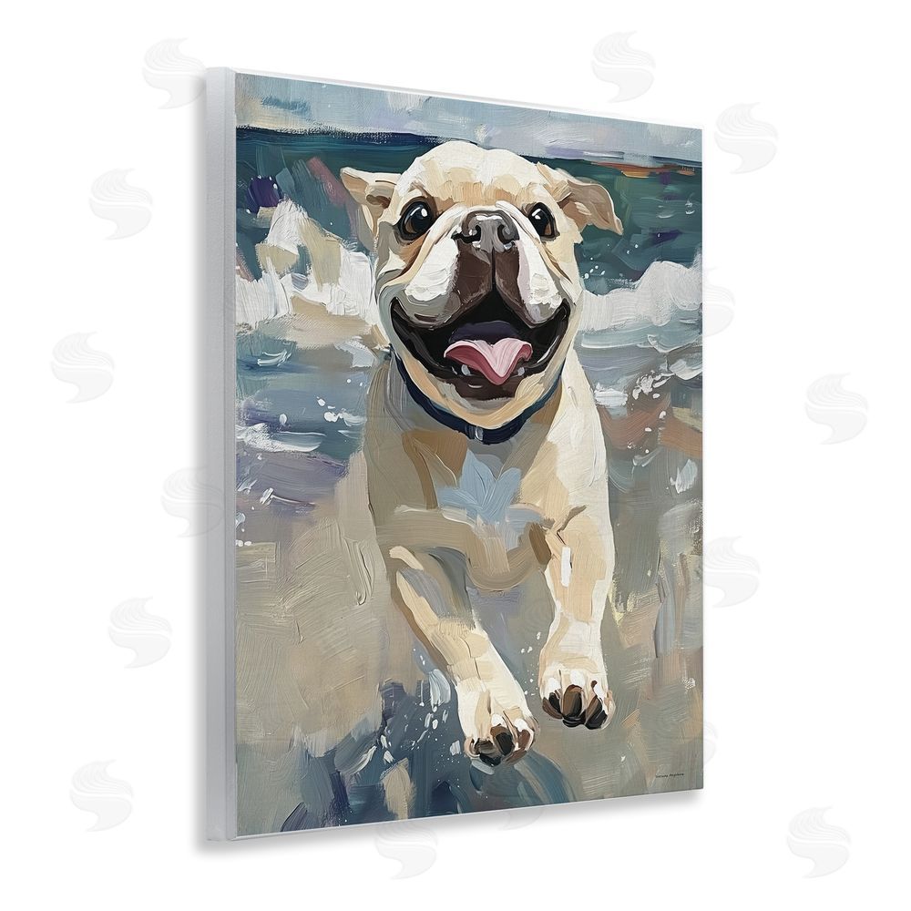 Svetlana Aleynikova Sunny Paws Dog on Beach Wall Plaque Art Print
