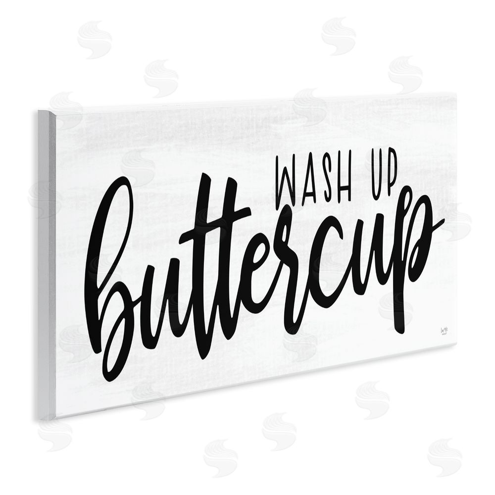 Lux + Me Designs Wash Up Buttercup Wall Plaque Art Print