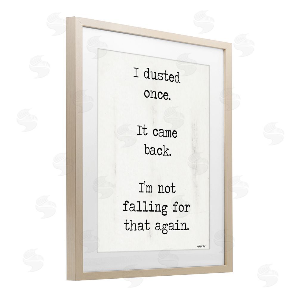 Imperfect Dust Dusted Once It Came Back Birch Framed Print Under Glass Wall Art