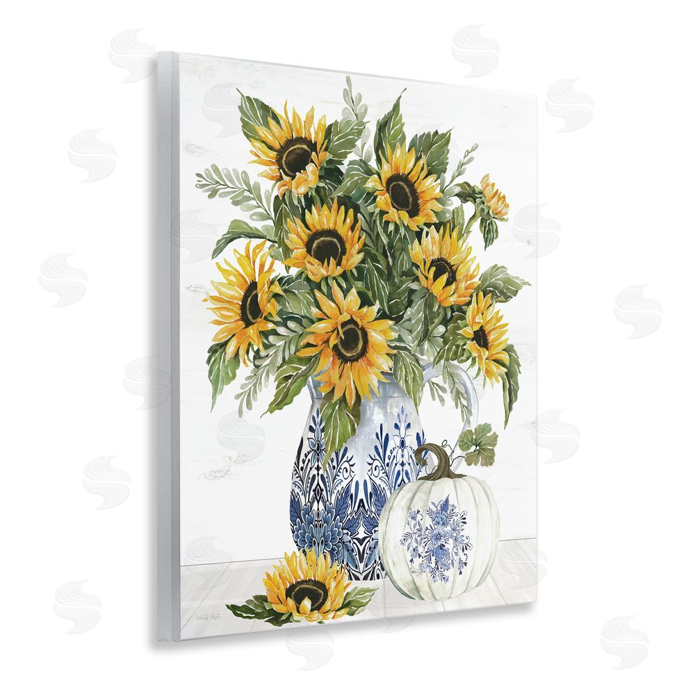 Cindy Jacobs Imperial Autumn Sunflowers Wall Plaque Art Print