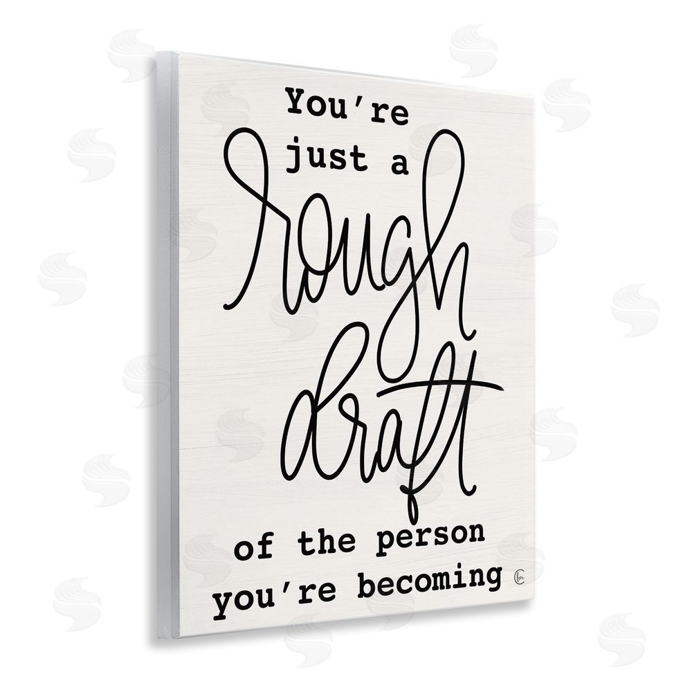 Fearfully Made Creations Rough Draft Of Person Wall Plaque Art Print