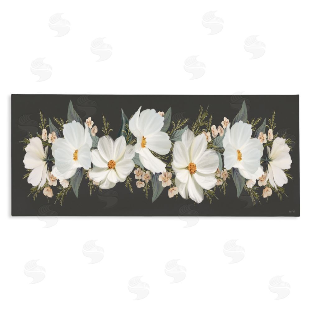 House Fenway Line Of Lace Cosmos Stretched Canvas Wall Art Print