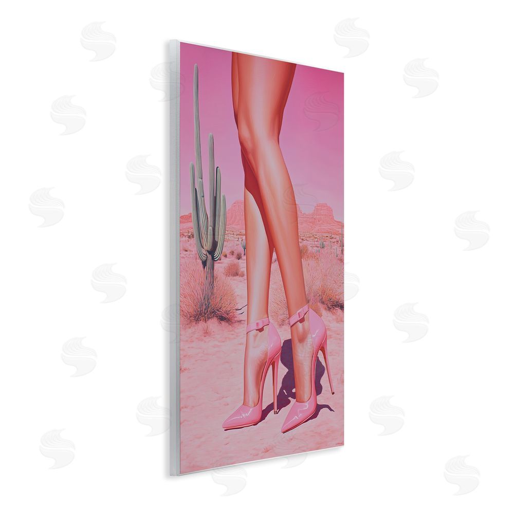 Heidi Kuntz Desert Heels Cowgirl Wall Plaque Art Print