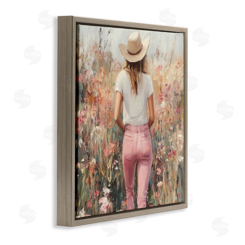 Heidi Kuntz Moment Of Peace Brown Floating Frame Canvas Wall Art Print