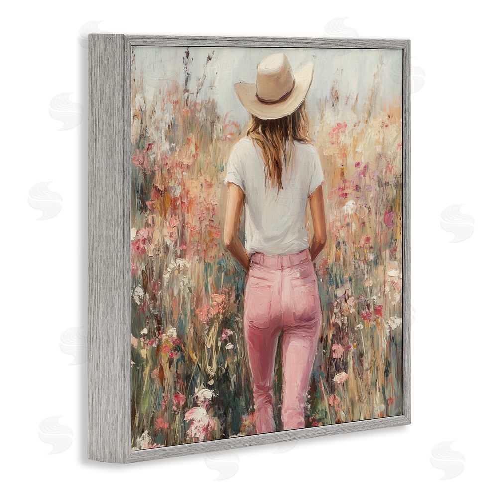 Heidi Kuntz Moment Of Peace Gray Framed Giclee Wall Art Print