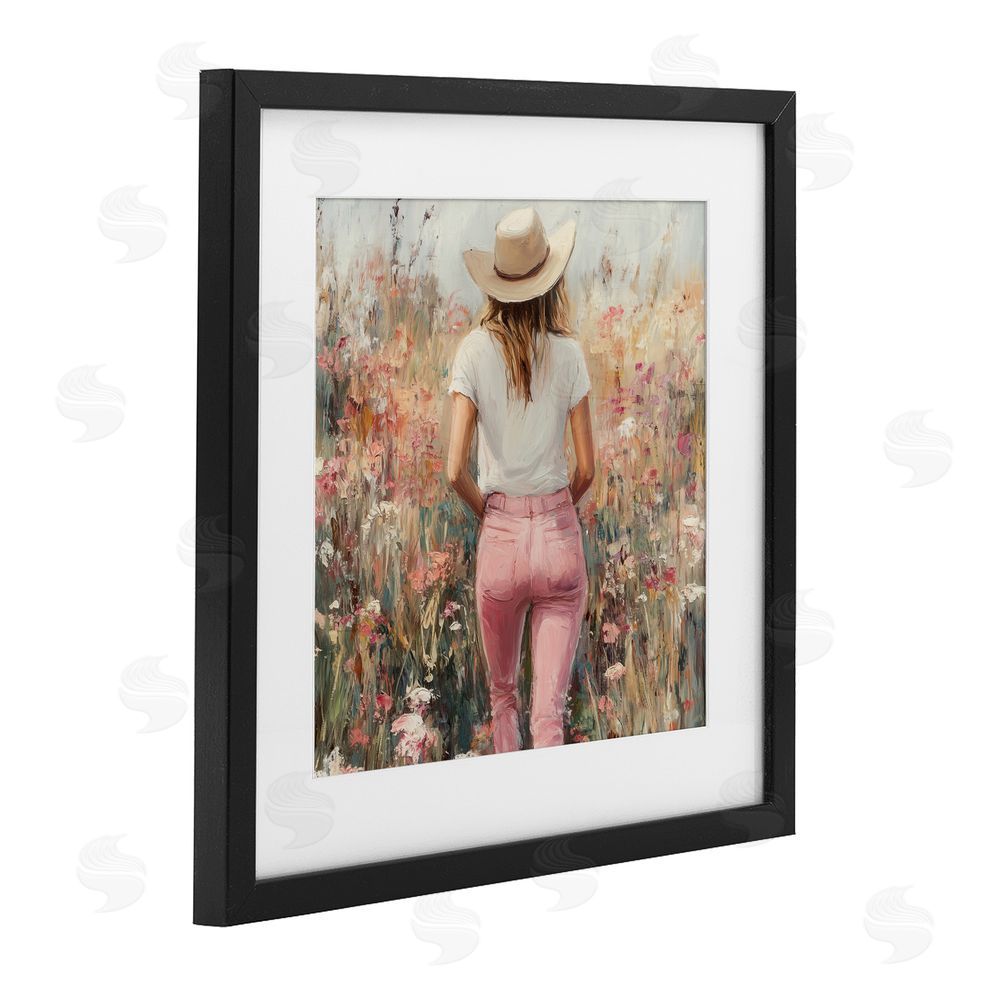 Heidi Kuntz Moment Of Peace Black Framed Print Under Glass Wall Art