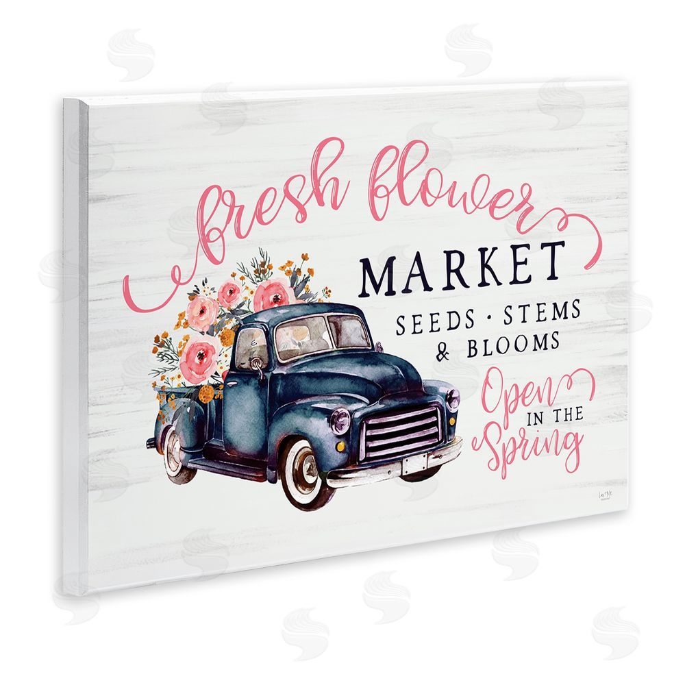 Lux + Me Designs Antique Spring Market Wall Plaque Art Print
