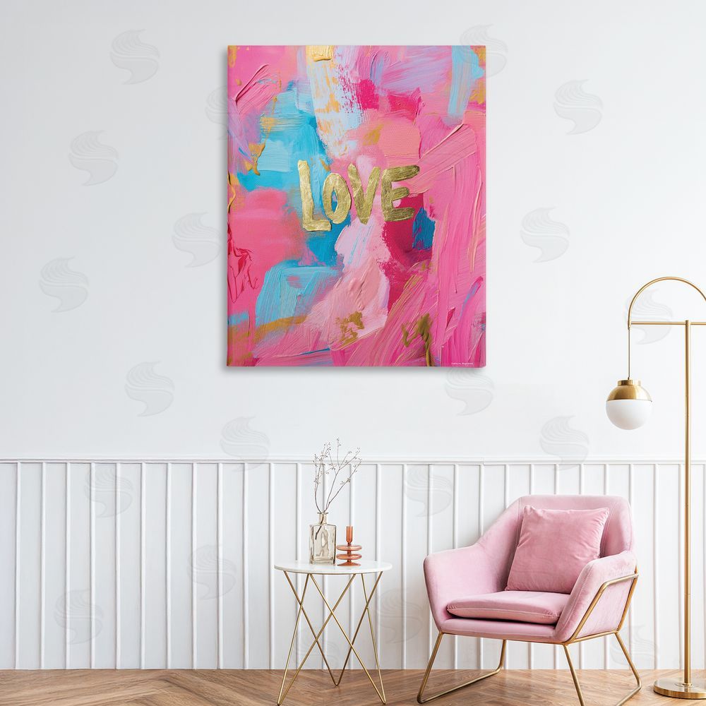 Svetlana Aleynikova Glam Love In Motion Canvas Wall Art Print in Room