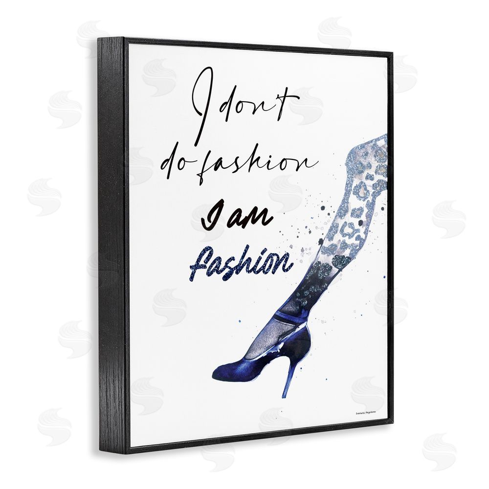 Svetlana Aleynikova Trendy I Am Fashion Black Framed Giclee Wall Art Print