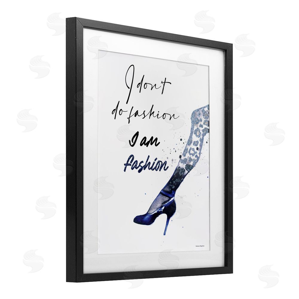 Svetlana Aleynikova Trendy I Am Fashion Black Framed Print Under Glass Wall Art