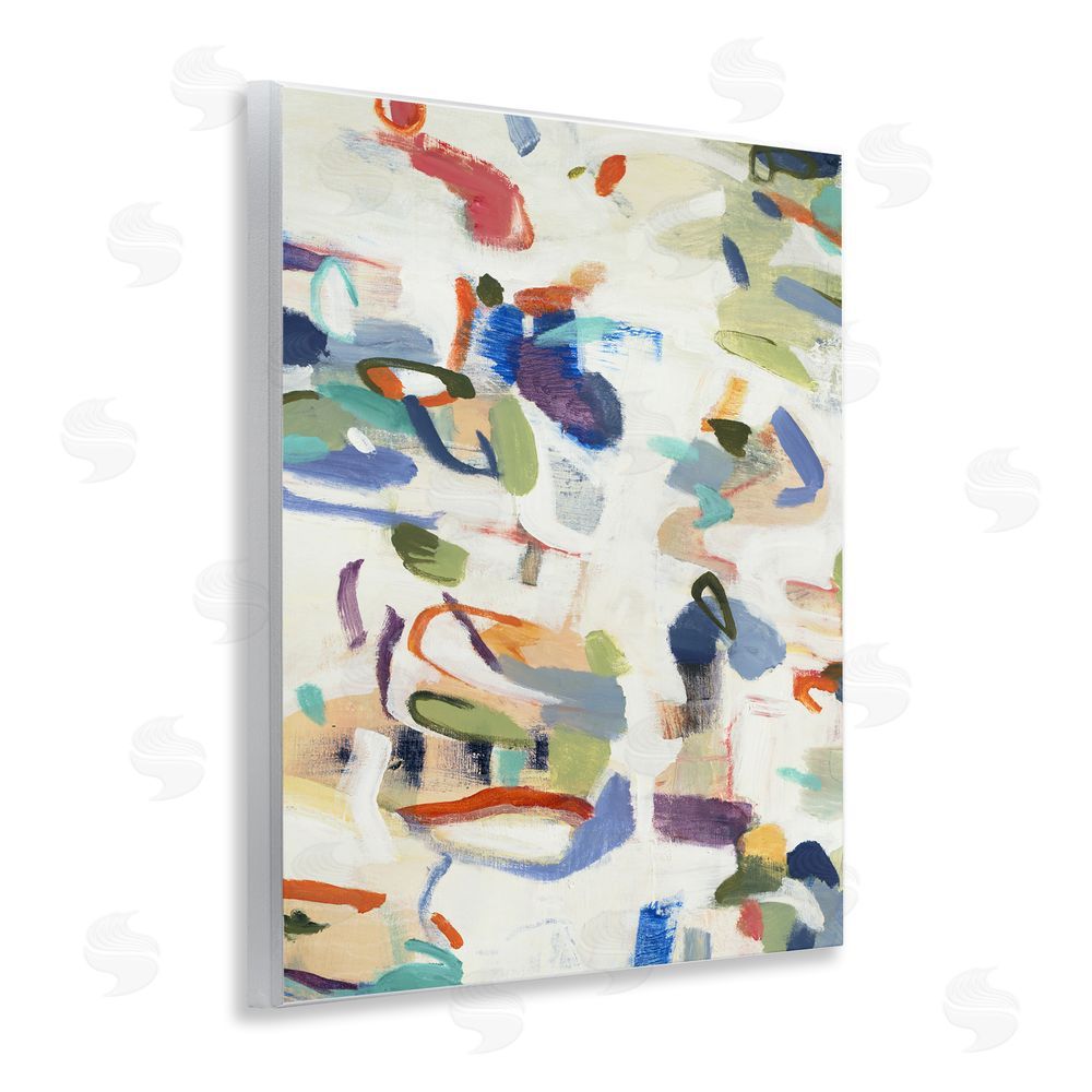 Lisa Ridgers Expressive Composition Brushstrokes Wooden Wall Plaque Art Print