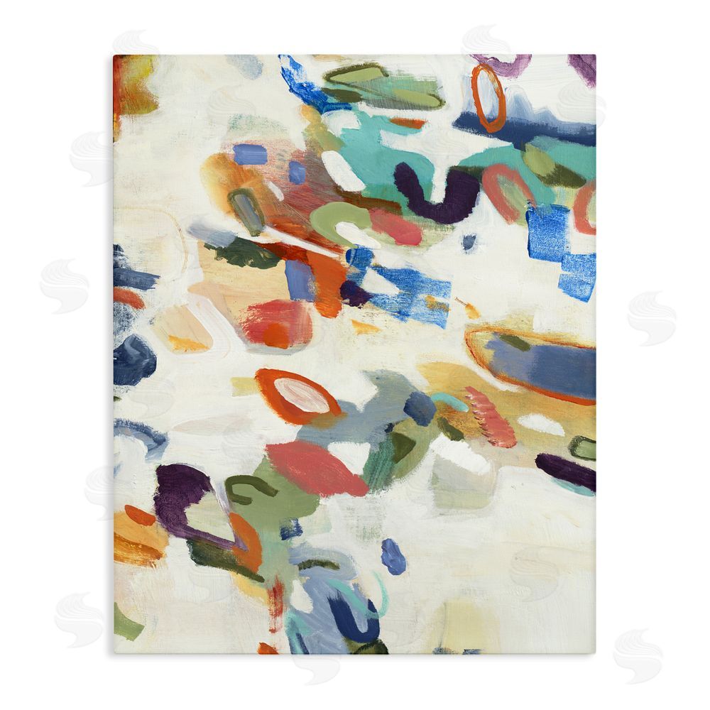 Lisa Ridgers Multihued Expressive Abstract Stretched Canvas Wall Art