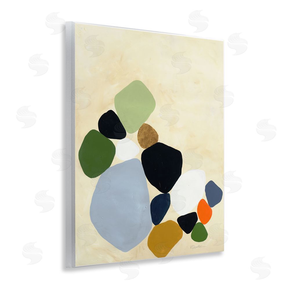 Ruth Fromstein Balanced Shapes Cluster Wall Plaque Art Print