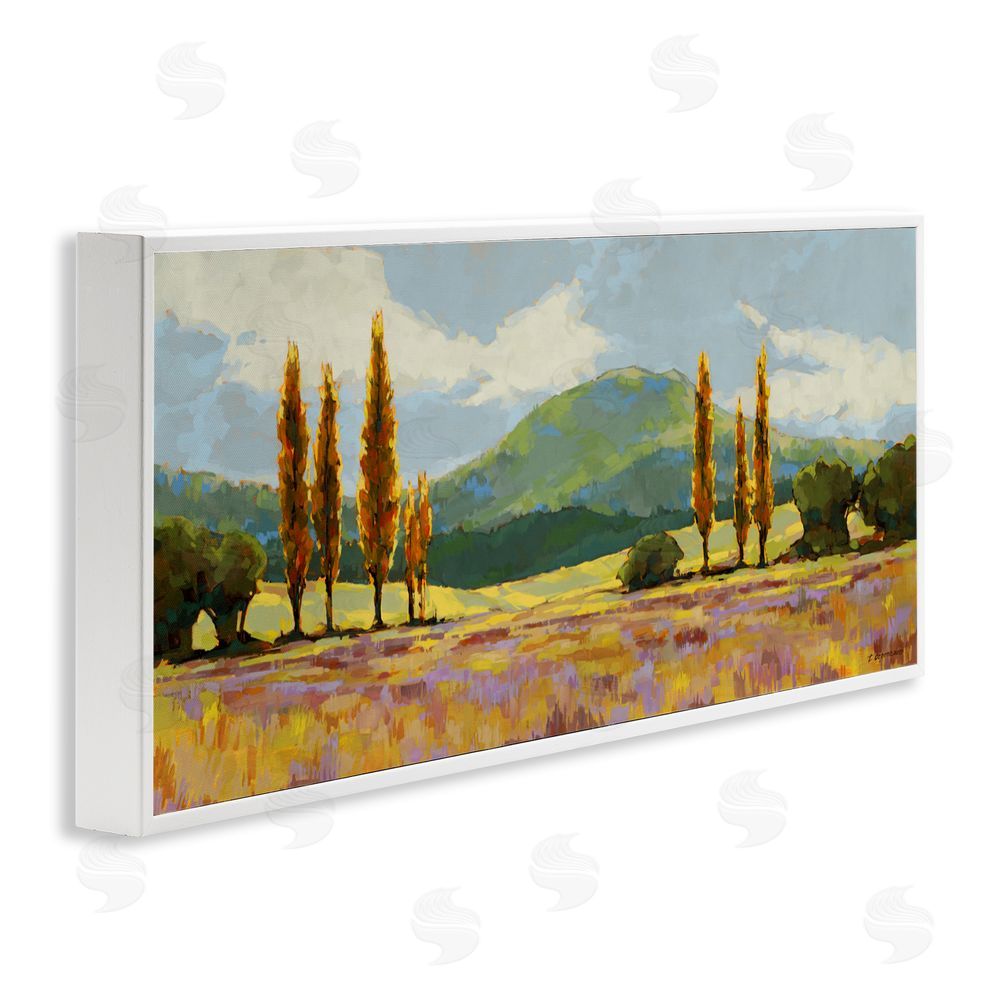 Trevor Copenhaver Countryside with Dabbled Pastels White Framed Giclee Wall Art Print