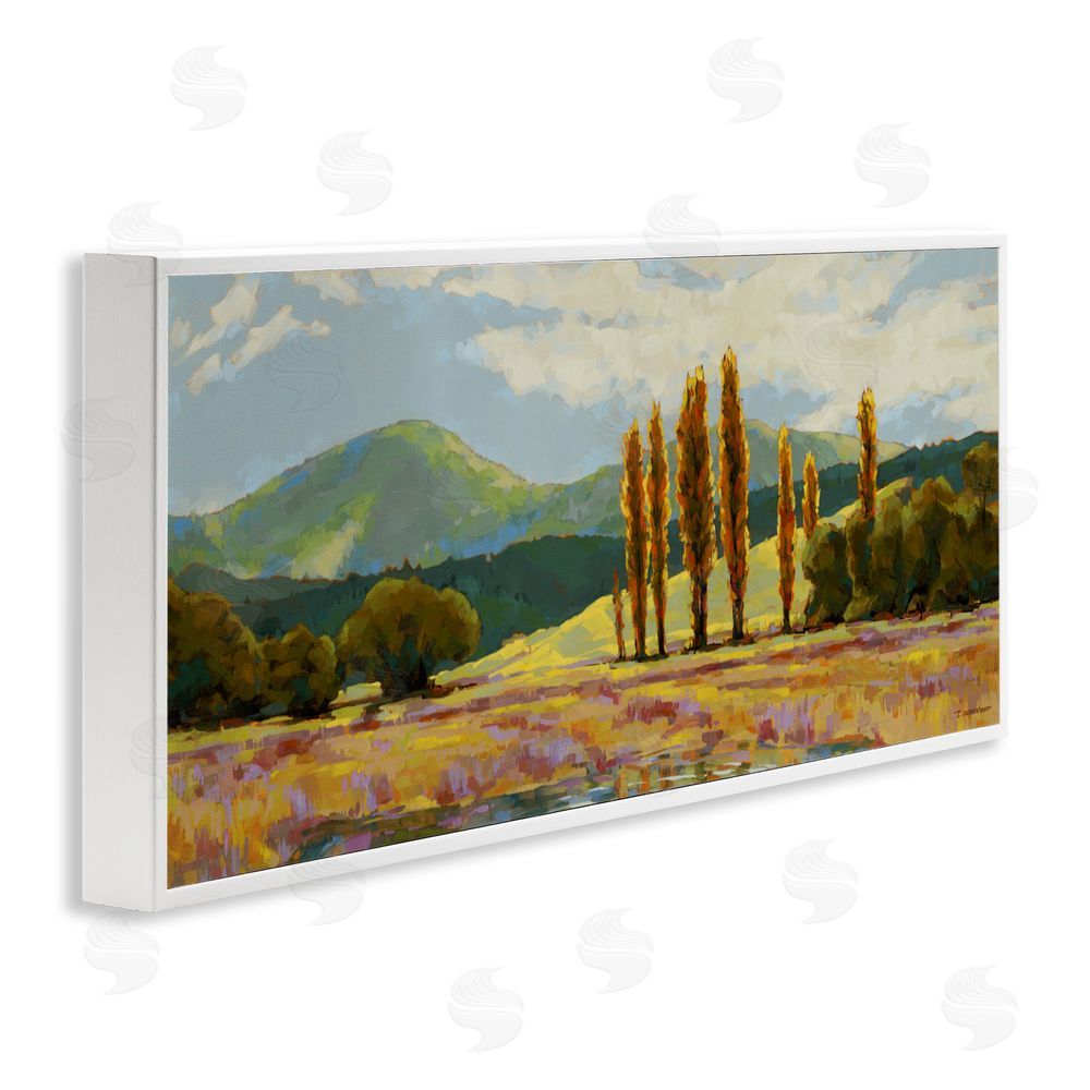 Trevor Copenhaver Vast Subdued Countryside White Framed Giclee Wall Art Print