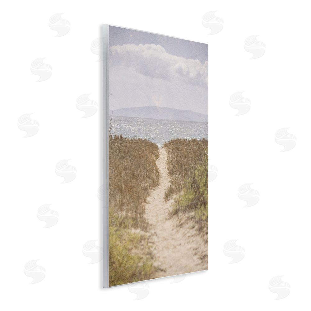 Aaron Matheson Path to Misty Ocean Wall Plaque Art Print