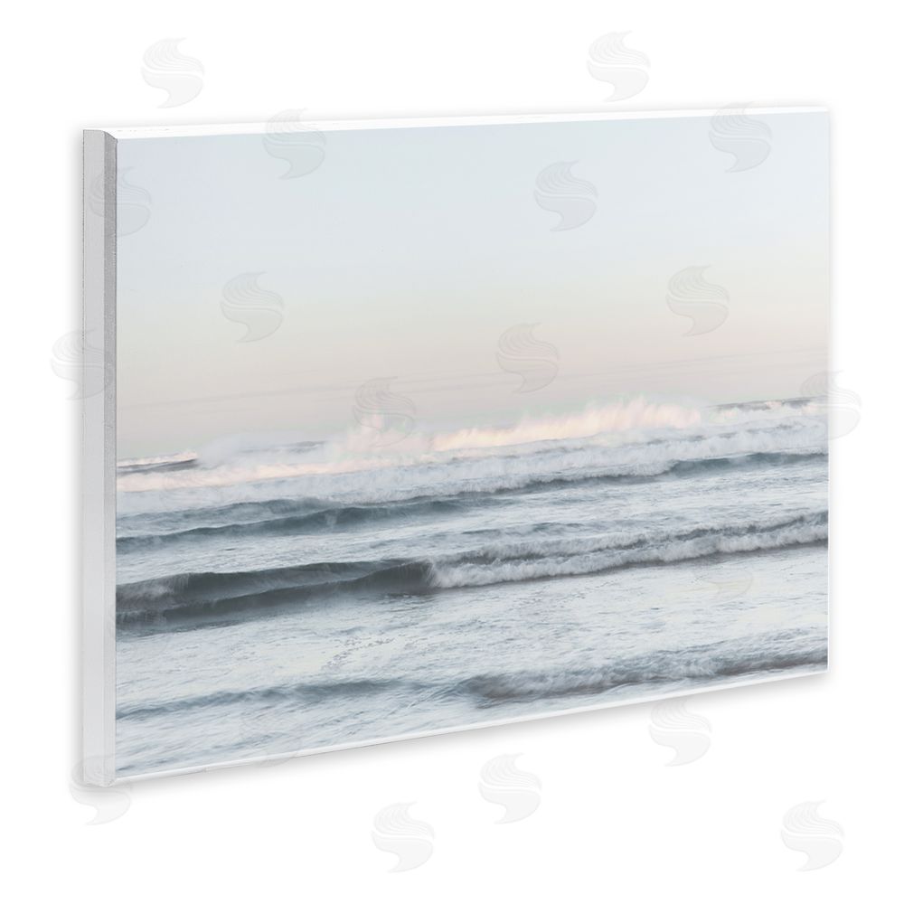 Melissa McClain Serene Ocean Waves Calmness Wall Plaque Art Print