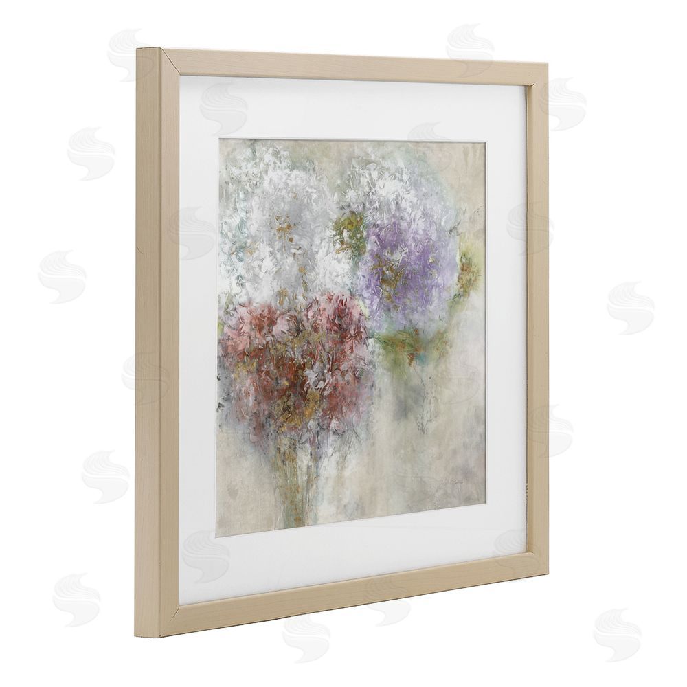 Leah Rei Dappled Visuals Flowers Birch Framed Print Under Glass Wall Art