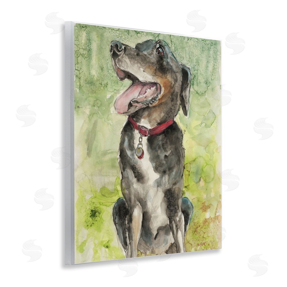 Patti Mann A Dog's Happiness Wall Plaque Art Print