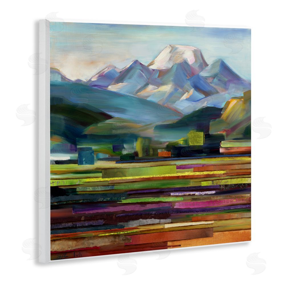 Borcherding Nature's Layers Mountain Scene Wall Plaque Art Print