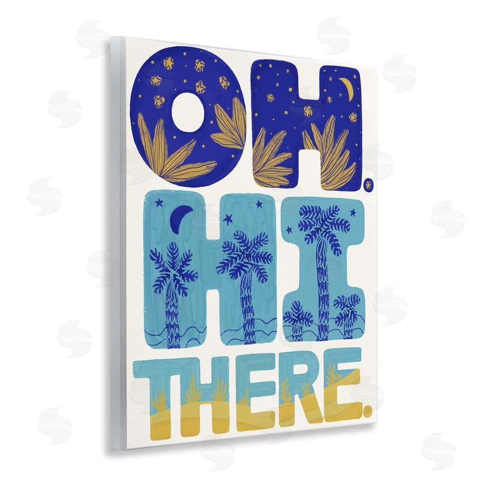 Connie Summers Oh Hi There Tropical Wall Plaque Art Print