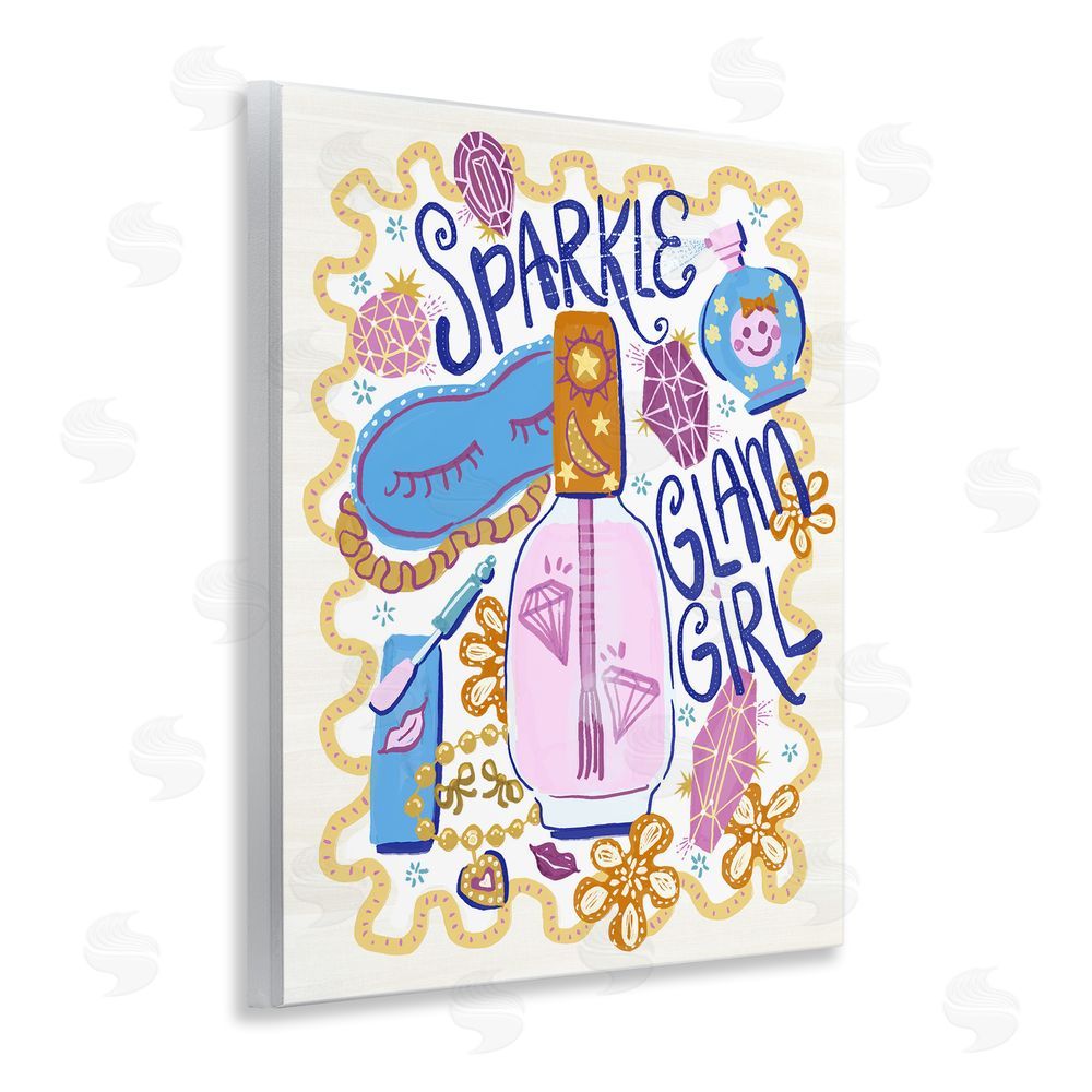 Connie Summers Sparkle Glam Girl Accessories Wall Plaque Art Print