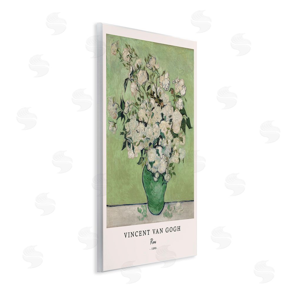 Vintage Hustle Classic Roses Van Gogh Wall Plaque Art Print
