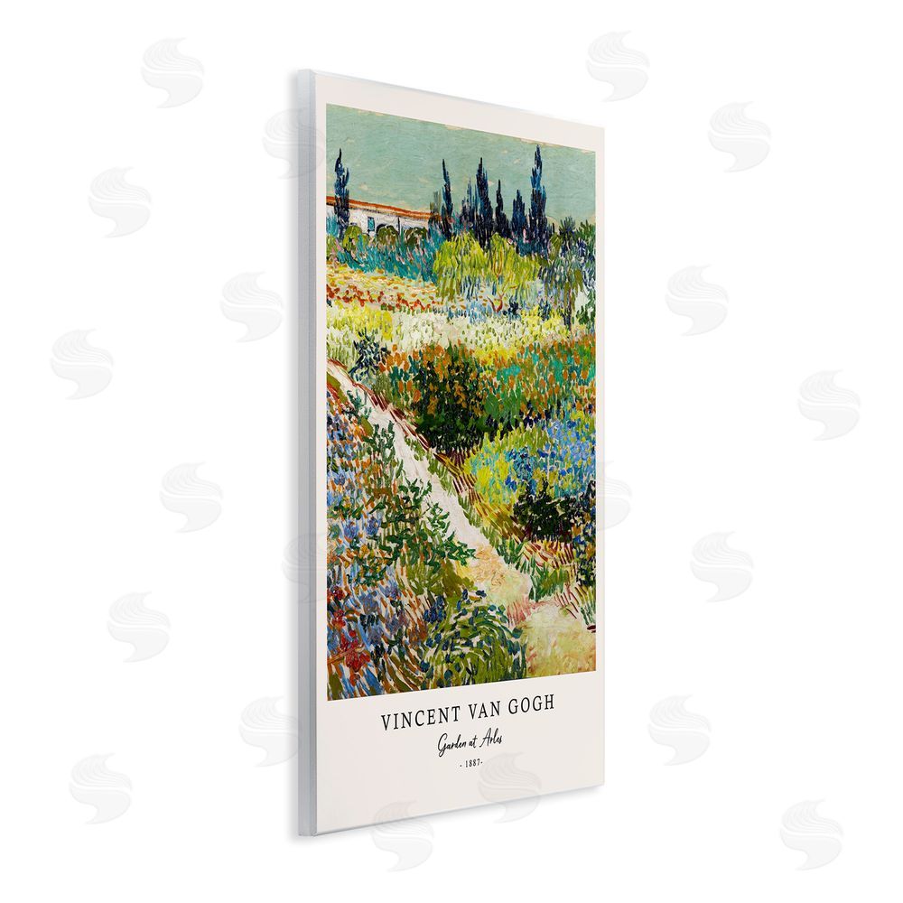 Vintage Hustle Classic Garden At Arles Wall Plaque Art Print