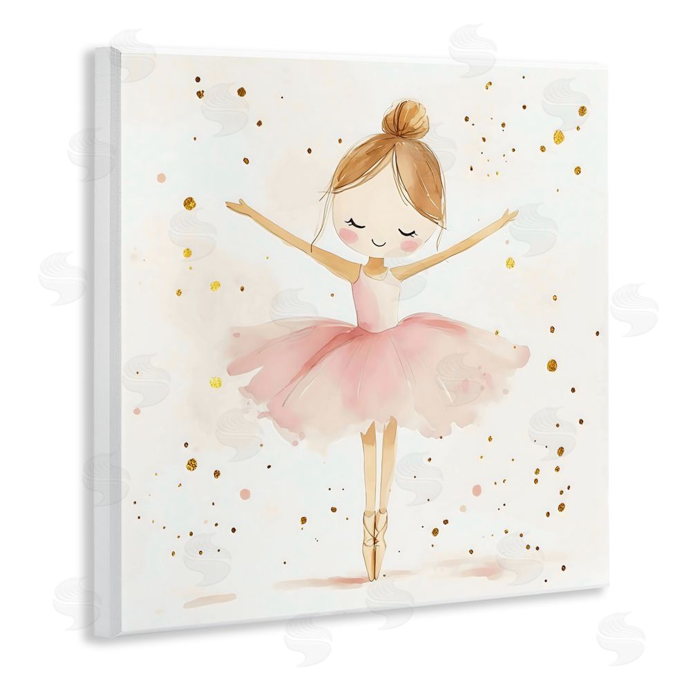 Creative Studio Ballerina On Her Toes Wall Plaque Art Print