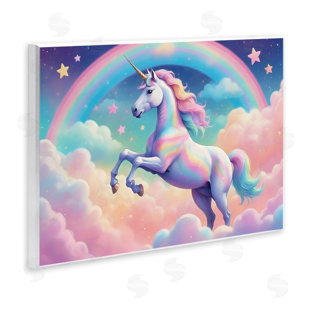 Creative Studio Colorful Galaxy Unicorn Wall Plaque Art Print