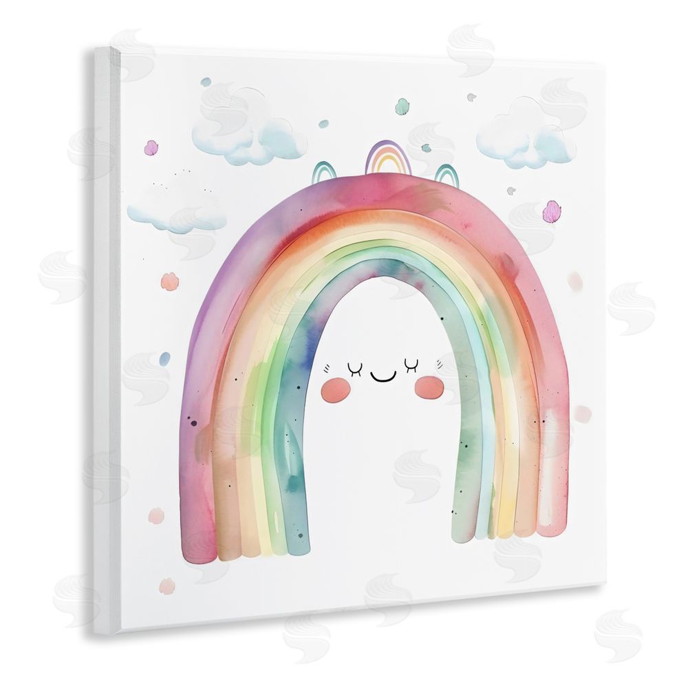 Creative Studio Cute Smiling Rainbow Wall Plaque Art Print
