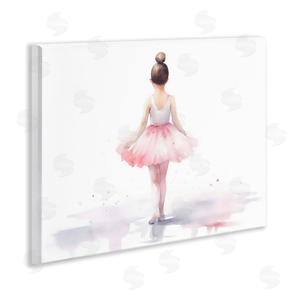 Creative Studio Ballerina Facing Away Wall Plaque Art Print