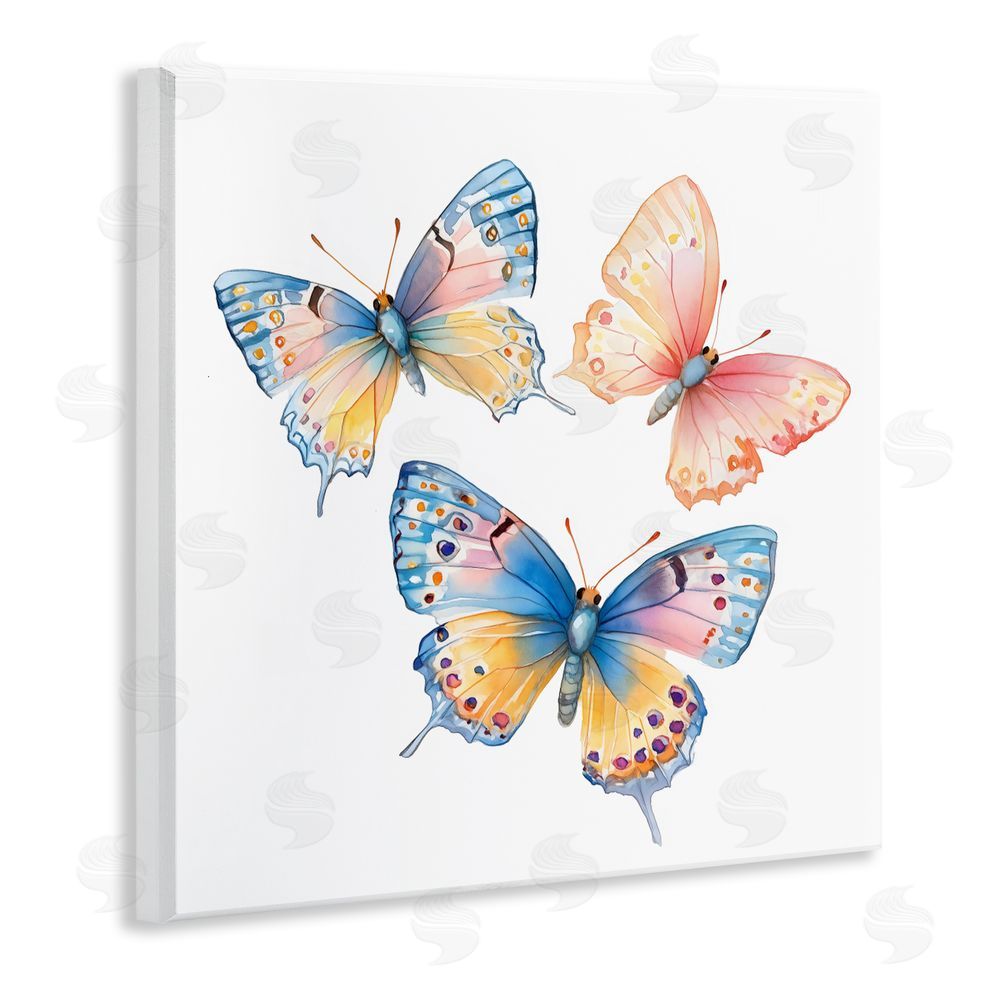 Creative Studio Whimsical Butterfly Trio Wall Plaque Art Print